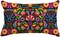 Death Flower Throw Pillow Cover, 12 x 20 Inch Day of The Dead Halloween Cushion Case Holiday Decor for Sofa Couch